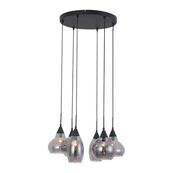 Freelight Hanging lamp Macchia 6-light Round