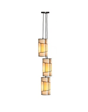 Art Deco Trade Hanglamp Tiffany Roundabout  3 lichts