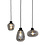 Steinhauer Hanging lamp Reflexion 5 lights