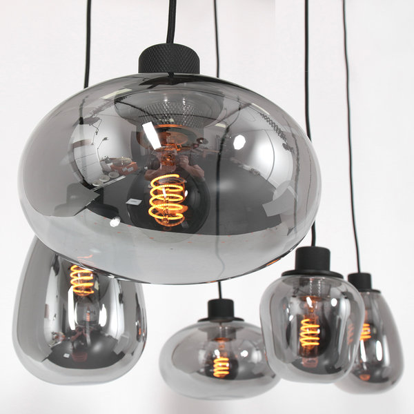 Steinhauer Hanging lamp Reflexion 5 lights