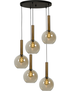 Master Light Hanging lamp Bella 5 lights round