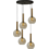 Master Light Bella 5-light round pendant lamp
