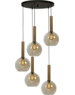 Master Light Hanging lamp Bella 5 lights round