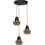 Master Light Hanging lamp Opaco 3 lights round