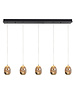 HighLight  Hanging lamp Golden Egg 5 light bar