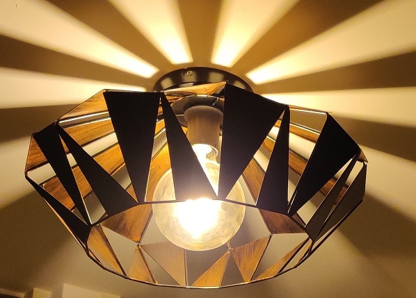 mooi Voorkomen Dezelfde Plafondlamp Carlton 6 zwart-koper - Light Collection