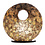 Villaflor Tafellamp Donut Glass Black/Gold