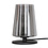 Steinhauer Table lamp Ancilla black 26 cm