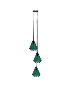 Art Deco Trade Hanging lamp Tiffany Arata Green 3 lights