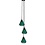 Art Deco Trade Hanglamp Tiffany Arata Green 3 lichts