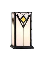 Art Deco Trade Tiffany Table Lamp/Windlight "4 Seasons"