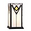Art Deco Trade Tiffany Table Lamp/Wind Light "4 Seasons"