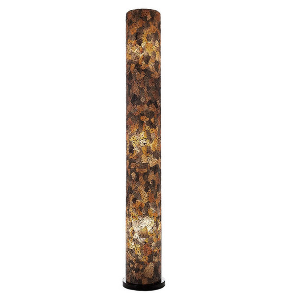 Villaflor Staande lamp glas Zwart/Goud