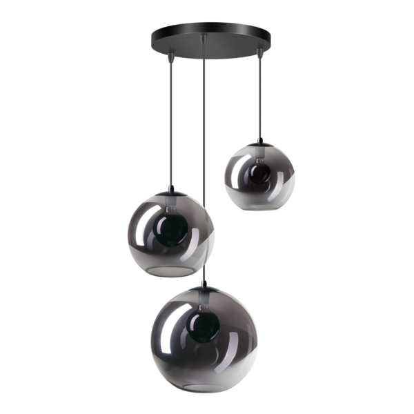 ETH Hanging lamp Orb 3 lights round