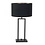 Steinhauer Table lamp Rod with black shade