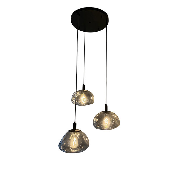Light Trend Hanglamp Wolk 3 lichts rond