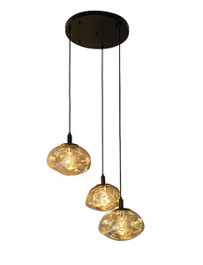 Light Trend Hanglamp Wolk 3 lichts rond