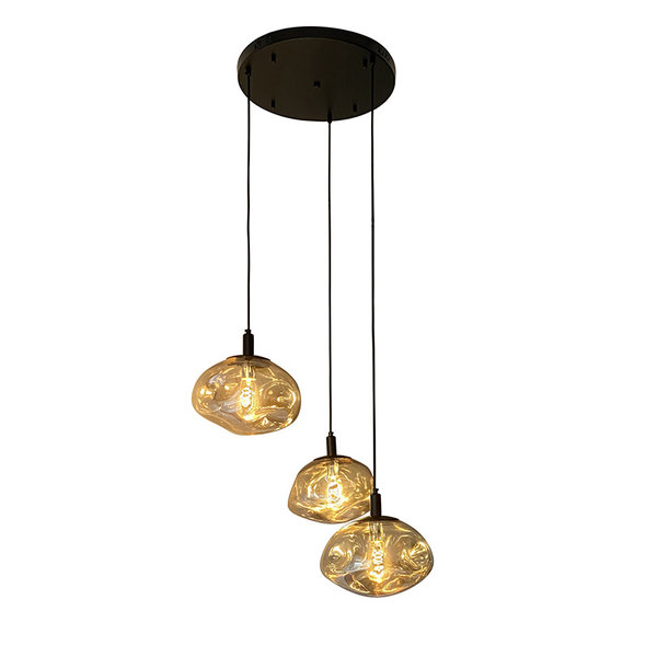 Light Trend Cloud Pendant Lamp 3-Light Round