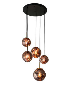 Light Trend Hanging lamp Cloud round 5 lights