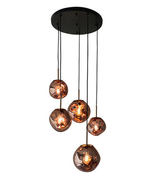 Light Trend Hanglamp Wolk rond 5 lichts