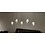 HighLight  Hanging lamp Clear Egg 5 light bar