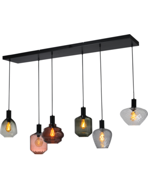Master Light Porto 6-light pendant lamp