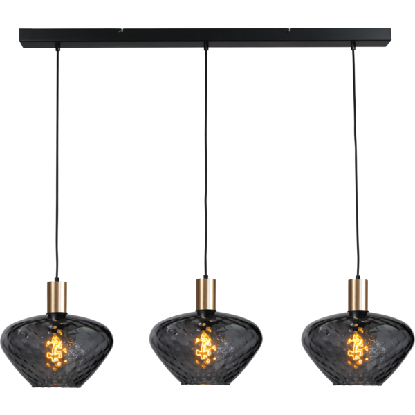 Master Light Porto 3-light pendant lamp