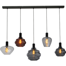 Master Light Porto 5-light pendant lamp
