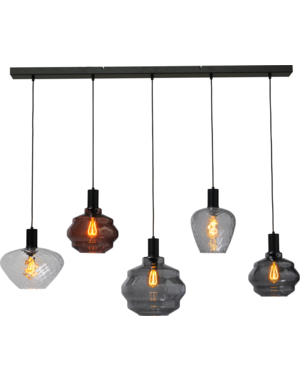 Master Light Porto 5-light pendant lamp