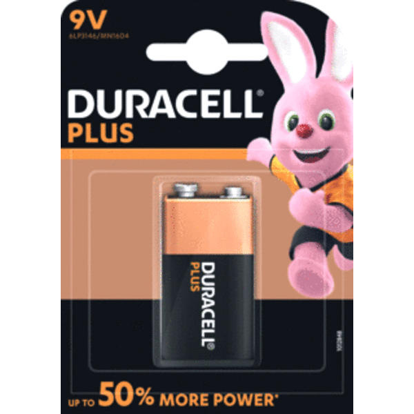 EGT Batterijen Duracell Blister 9V