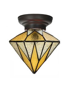 Art Deco Trade Ceiling lamp Tiffany Aiko Yellow