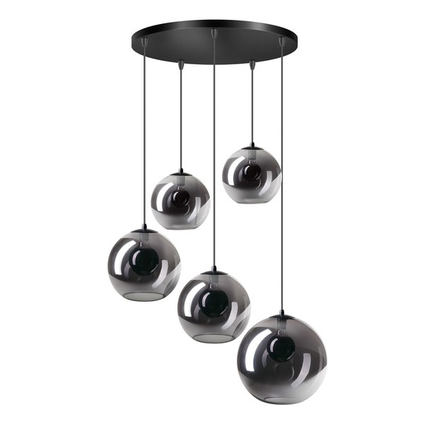 ETH Hanging lamp Orb 5 lights round