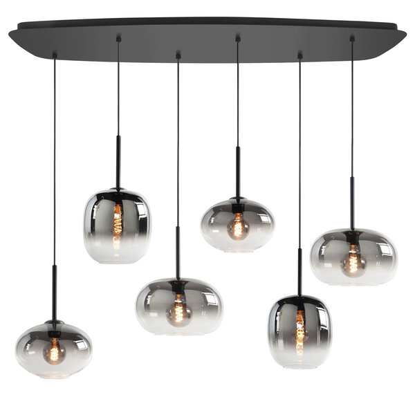 HighLight  Hanging lamp Bellini 6 lights rounded plate