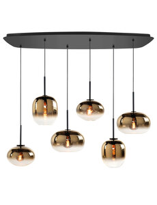 HighLight  Hanging lamp Bellini 6 lights rounded plate