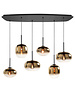 HighLight  Hanging lamp Bellini 6 lights rounded plate