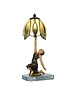 Art Deco Trade Golden Lady table lamp