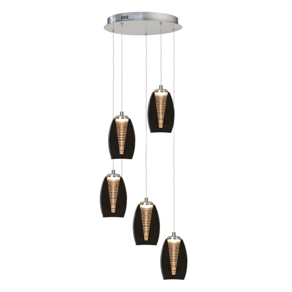 HighLight  Hanging lamp Nebula Round 5 lights