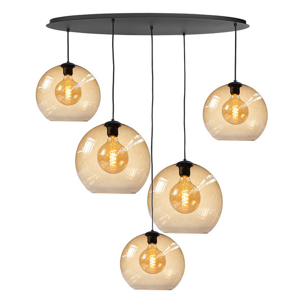 HighLight  Hanging lamp Oval 5 light bulbs