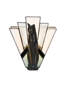 Art Deco Trade Table lamp Art Deco cat