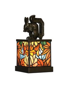 Art Deco Trade Table lamp Squirrel in Forest