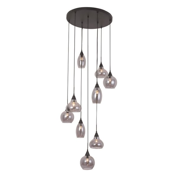 Freelight Hanging lamp Macchia 6-light Round