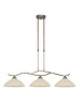 Steinhauer Hanging lamp Capri Bronze 3 lights