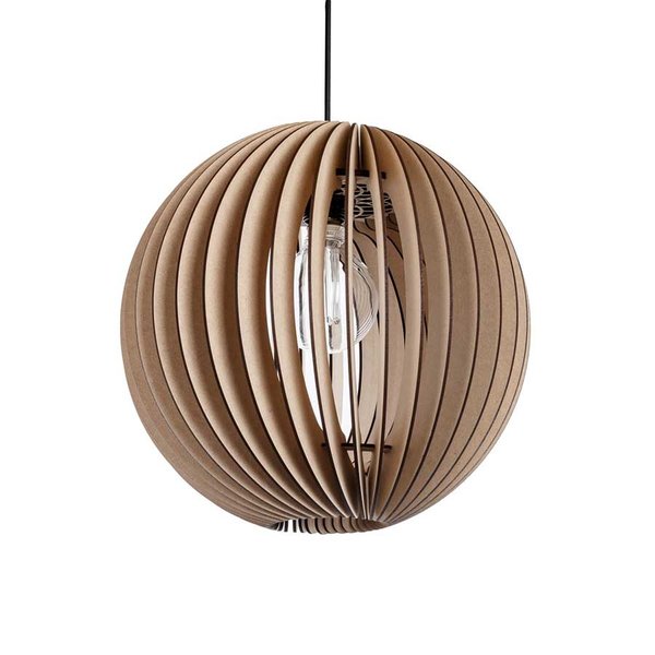 Blij Design Hanging lamp Orb wood