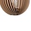 Blij Design Orb wooden pendant lamp