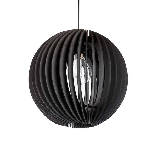 Blij Design Orb wooden pendant lamp