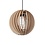 Blij Design Orb wooden pendant lamp
