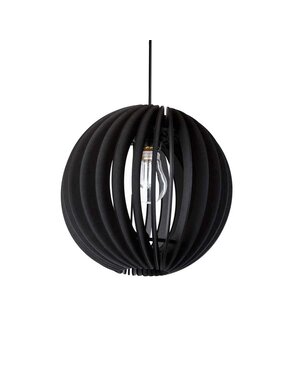 Blij Design Orb wooden pendant lamp