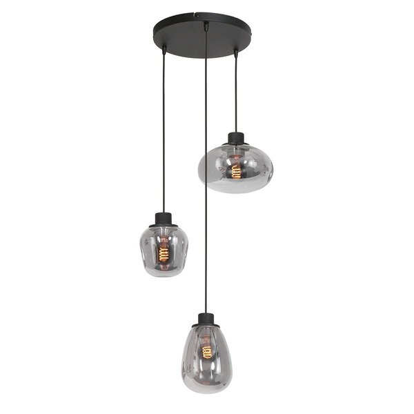 Steinhauer Hanging lamp Reflexion 3 light round