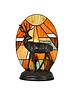 Art Deco Trade Table lamp Deer in the evening sun