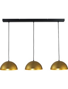 Master Light Hanging lamp Larino Gold 3 lights